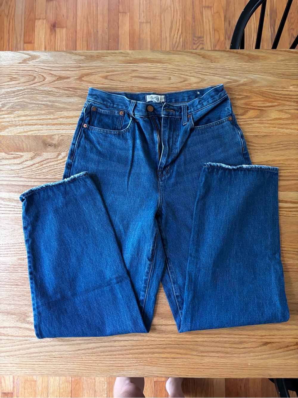 Blue baggy Straight-Leg Jeans